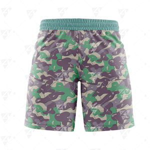 Shorts de Playa Personalizados con Diseño Sublimado, para Hombre, Casuales, de Cintura Media, Lisos, para Natación, Venta al Por Mayor - Product Image 1