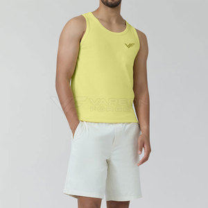 Débardeur homme premium en coton doux, sans manches, pour l'été, la remise en forme, la course à pied et les sports - Product Image 3