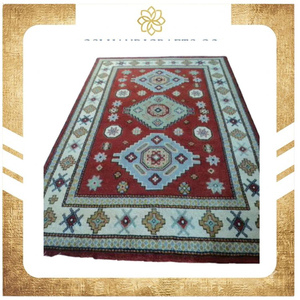 Alfombra Plegable de Tejido Plano Abstracto de Algodón Lavable, Ecológica y Apta para Mascotas, al Mejor Precio, para Sala de Estar - Product Image 4