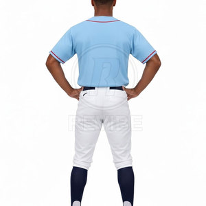 Uniforme de Béisbol Transpirable de Color Personalizado, Nuevo Diseño, Según la Demanda del Cliente, en Venta 2026, 100% Poliéster - Product Image 2