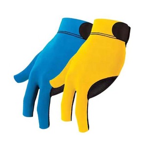 Geo Brothers High Quality Customized Snooker Gloves for Pairs Polyester Spandex UV Protection Non-Slip Sports Use Chalk - Product Image 1