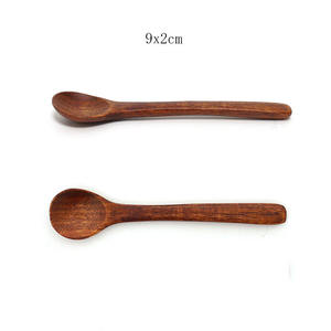 Cuchara de servir de madera con mango largo, utensilio de cocina ecológico, cuchara para comer - Product Image 2