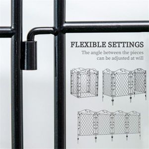 Recinzione per la privacy in WPC vinilico elegante con cancello zincato a caldo anti-roditori - Product Image 6