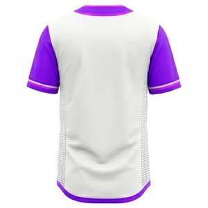 เสื้อเบสบอลแบบยูนิเซ็กซ์ คอวี แขนสั้น ระบายอากาศ แห้งเร็ว ผ้าโพลีเอสเตอร์ 100% ทรงปกติ สำหรับฤดูร้อน แบบซับลิเมชั่น - Product Image 6