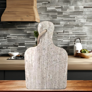 Planche à découper en marbre brun poli avec corde Premium Kitchen Essential - Product Image 2