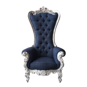 Manufacturing In Indonesia High Back Throne <b>Chairs</b> Silver Throne <b>Chairs</b> Single Seat Throne <b>Chairs</b> Costumiz Design - Product Image 5