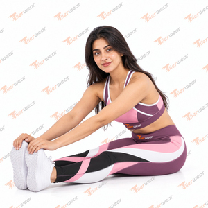 Conjunto de Yoga y Fitness, Bra Deportivo y Leggings, Ropa Deportiva para Gimnasio y Entrenamiento, Conjunto Deportivo de Dos Piezas, Personalizable con Marca Privada OEM - Product Image 4