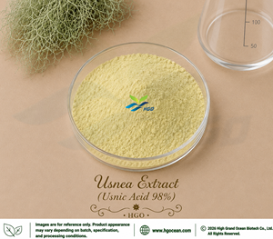 Hgo สารสกัดจาก Usnea ธรรมชาติบริสุทธิ์ (เกรดอาหาร) ข้อมูลจำเพาะ98% โซเดียม usnate (สารสกัดมาตรฐาน) - Product Image 2