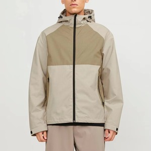 <b>Men's</b> Winter Vintage Stand Collar Hooded Windbreaker Front Logo Comfortable Warm Soft Shell <b>Fleece</b> <b>Lined</b> Casual <b>Jacket</b> - Product Image 6