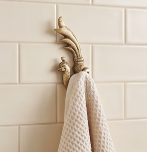 Antique Brass Bird Wall <b>Hook</b> Handmade Metal Decorative <b>Hook</b> For Clothing Storage Minimalist Wall Accent - Product Image 4