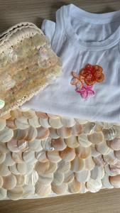 Top con Diseño de Peces y Cuentas, Top Casual de Verano con Bordado de Cuentas - Product Image 5