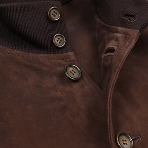 Men's Burgundy Suede Bomber <b>Jacket</b> <b>Zip</b> <b>Up</b> Turn Down Collar Casual Men <b>Jacket</b> Premium Style Wholesale Price - Product Image 6