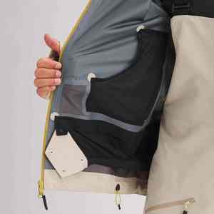 Chaqueta de Esquí para Montañismo, Ligera, Impermeable, Compatible con Casco, Chaqueta de Snowboard con Capucha - Product Image 5