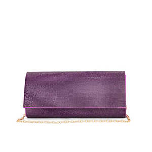 Purple P24328 Fancy <b>Evening</b> <b>Bag</b> Clutch - Product Image 3