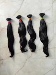 Extensions de cheveux humains vierges indiens Remy avec pointes doublement tirées - Product Image 4