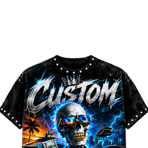 Camiseta personalizada con gráfico de diamantes de imitación, 100% algodón, tela suave, estilo moderno sin mangas, unisex, cómoda de usar. - Product Image 4