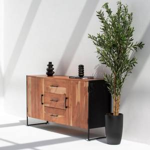 Buffet à 3 tiroirs et 2 portes Vandana Pebble Aston pour un rangement élégant et moderne à l'intérieur et à l'extérieur - Product Image 3