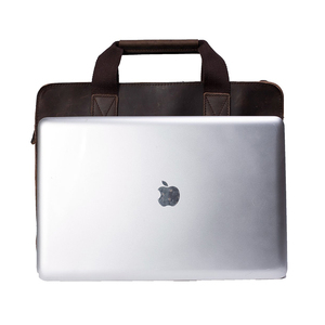 Maletín de Cuero Genuino de Estilo Lujoso para Hombre, Bolsa de Viaje para Portátil con Cierre de Cremallera, Bolsa de Oficina - Product Image 5