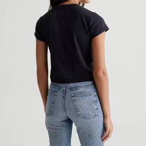 Camiseta de Verano para Mujer, Cuello Redondo, Casual, Talla Grande, Manga Corta, Secado Rápido, en Oferta - Product Image 3