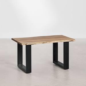 Table basse rectangulaire Vandana Amber Aura en bois d'acacia (90x60 cm) Sami - Product Image 3