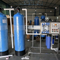 Système de dessalement industriel 2026 RO 6000 LPH en PRV avec contrôle PLC et moteur pour traitement d'eau potable par osmose inverse automatique