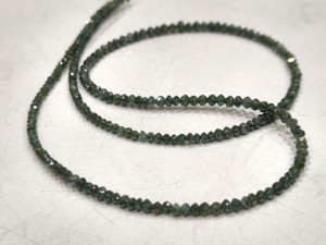 Perles facettées en diamant bleu naturel de haute qualité pour la fabrication de bijoux, taille 1,5-2,5 mm - Product Image 4