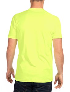 T-shirt décontracté pour homme, col rond basique, personnalisé, tricoté, 100% coton jersey, couleur unie, séchage rapide, respirant, écologique, coupe ample - Product Image 2