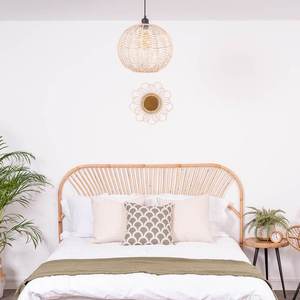 Wholesale Wide Conical Rattan Lampshade Straight Weave Pendant <b>Light</b> Shade Creative Large Hanging Ceiling Lamp <b>Fixture</b> - Product Image 4