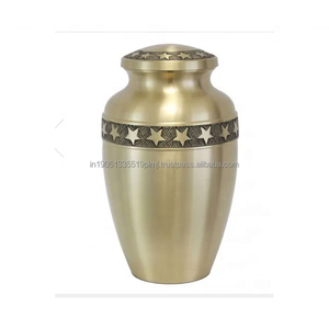 Urnas de Cremación de Latón al por Mayor para Cenizas Humanas Adultas, Acabado de Estaño Grabado, Diseños Personalizables, Estilo Americano Conmemorativo - Product Image 5
