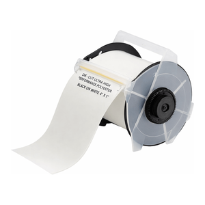 Brady ToughWash PET Adhesive <b>Labels</b> for GlobalMark <b>Printers</b> Debossed Washdown Environments - Product Image 1
