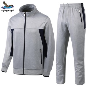 Men Gym Tracksuit Set Custom Logo Full <b>Zip</b> <b>Hooded</b> Sportswear Running Training Manufacturer - Product Image 5