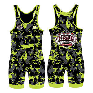 Combinaison de lutte personnalisée de luxe avec logo personnalisé, vêtements de sport par sublimation, combinaison de musculation pour jeunes, combinaison de lutte pour hommes - Product Image 1