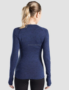 Camiseta Deportiva Personalizada de Primera Calidad para Mujer, Cuello Redondo, para Gimnasio y Running, Secado Rápido, Spandex, Poliéster, Impresión Digital - Product Image 2