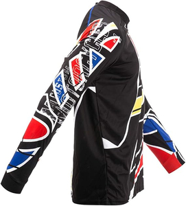 Jersey de Motocross Personalizado con Sublimación, Uniforme de Equipo de Carreras, Cuello en V, Ligero, Transpirable, de Secado Rápido, para Hombre - Product Image 2