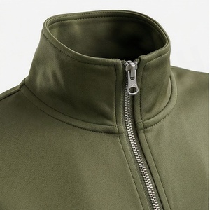 Women's Olive Green 2 Piece Knitted <b>Tracksuit</b> Full Sleeve Zipper Stand Collar Casual Sportswear Set Regular Fit All Seasons - Product Image 4