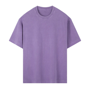 Custom Printed Front Silk Screen Printed Men's Heavyweight Oversized Vintage T-shirts 100%Cotton High Quality 260 Grams Fabric - Product Image 3