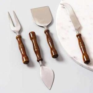 Juego de Cubiertos de Acero Inoxidable con Acabado Espejo de Lujo y Mango de Resina Resistente para una Cena Moderna - Product Image 5