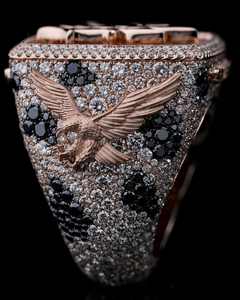 Custom Hip Hop 925 Sterling Silver VVS Moissanite Prong Setting Engagement Bling Iced <b>Initial</b> Letter Championship <b>Ring</b> Unisex - Product Image 4