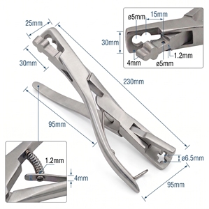 Pinza de Acero Inoxidable DETAIN IMPEX para Marcar Orejas en Forma de V, para Uso Veterinario, Instrumento con Certificación CE - Product Image 6