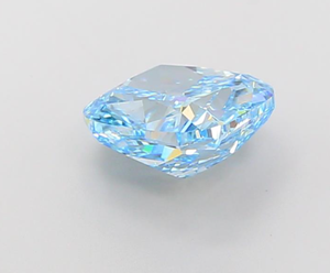Diamante Cultivado en Laboratorio con Certificación IGI, Corte Cuadrado Cojín de 3.02 CT, Color Azul Intenso Fantasía, Claridad VS2, CVD ROYAL GEMS para Joyería - Product Image 2