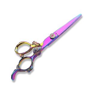 Haute qualité 6 pouces barbier ciseaux de coiffure réglage fin vis de Tension japonais acier rasoir bord acier inoxydable rasoir - Product Image 4