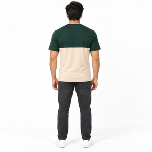Chemise en coton pour homme, 180 GSM, teinte pigmentaire, épaules tombantes, impression personnalisée, écologique, séchage rapide, streetwear tendance - Product Image 2