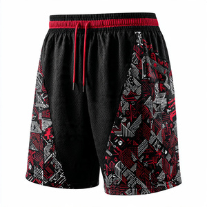 Shorts de plage en maille personnalisés pour hommes, 100% haute qualité, séchage rapide, streetwear léger pour l'été - Product Image 2