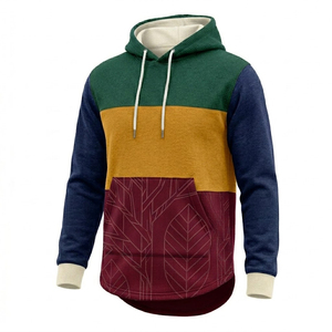 Sweat-shirt à capuche personnalisé pour la tonte des moutons, à queue allongée, avec broderie et impression OEM ODM - Product Image 1