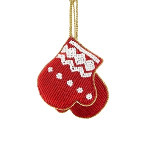 Colorful Christmas Seed Beads <b>Bag</b> <b>Charm</b> Decorative Gift Cute Santa Seed Beaded Embroidery <b>Bag</b> <b>Charms</b> For Women - Product Image 5