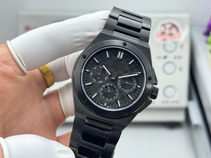 Montre automatique mécanique pour homme, style de designer haut de gamme, luxueuse, en céramique noire, décontractée, sportive, voyage, calendrier perpétuel, phase de lune - Product Image 3