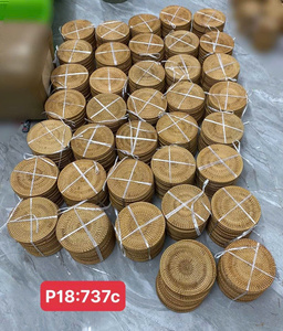 Plato de Ratán Hecho a Mano, Fabricante de Vietnam, Suministro al por Mayor para Tiendas de Estilo de Vida, Decoración de Eventos y Accesorios para el Hogar - Product Image 3