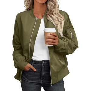 Trendy Queen 2025 Winter Fashion <b>Women's</b> Casual Quilted Zip-up <b>Windbreaker</b> Comfortable Outerwear - Product Image 5