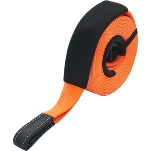 Kit de recuperación con correa de poliéster de alta resistencia para cabrestante, 3 pulgadas x 30 pies, correa de rescate con triple refuerzo, 2 ganchos de remolque, MBS-36,000 Lbs - Product Image 6