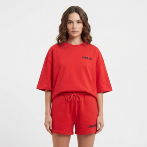 Wholesale Latest Fashion Clothes Casual Women Short T Shirt <b>Twin</b> <b>Set</b> Cheap Price Best Selling Summer <b>Twin</b> <b>Set</b> for Women - Product Image 1